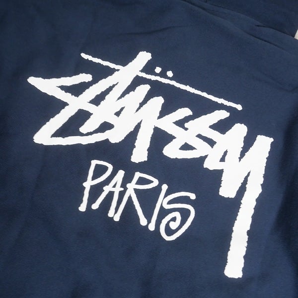 Size【XL】 STUSSY ステューシー STOCK PARIS ZIP HOOD NAVY パリ限定