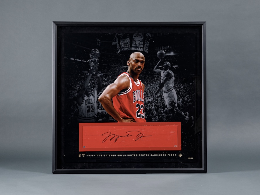 マイケル・ジョーダン直筆サイン入り、『ユナイテッド・センター』の