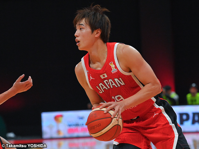 日本代表が2Qに逆転し前半終了…敵地台湾で西田優大16得点、W杯予選2