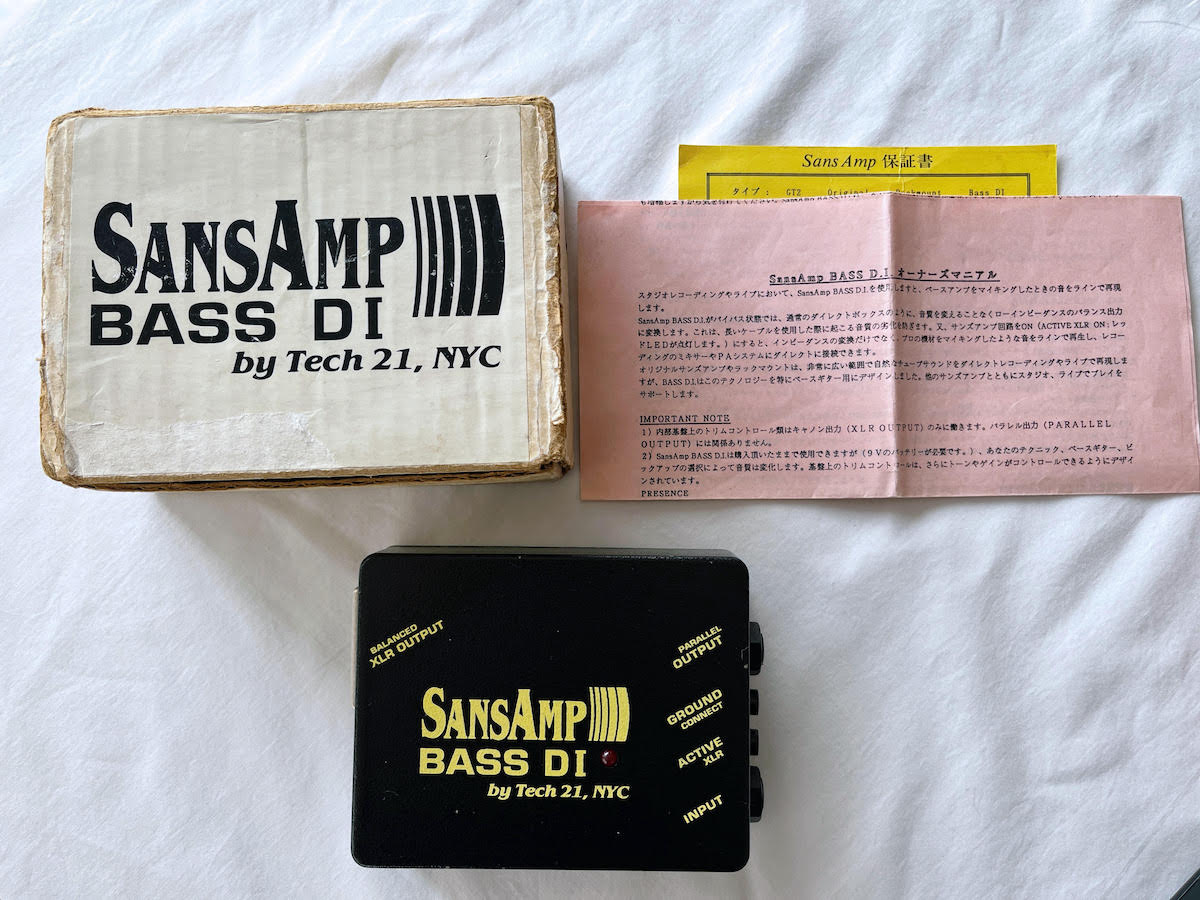 魅惑のブラックボックス（前篇）：SANSAMP BASS DRIVER DI【高松浩史の