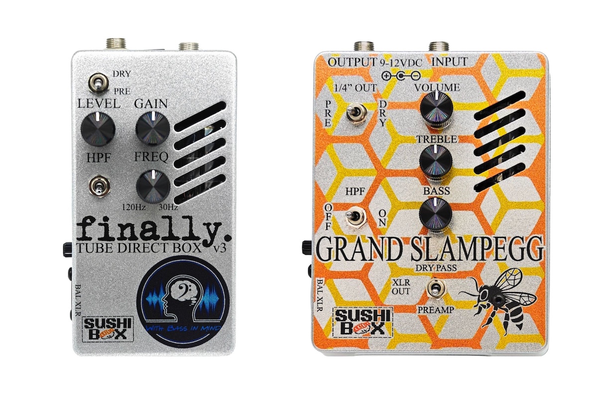 SUSHI BOXより、新作プリアンプ“Grand Slampegg”と、チューブDI