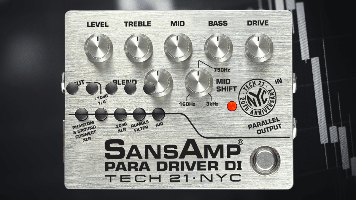 Gear News: Tech 21's SansAmp Para Driver DI Celebrates 20th