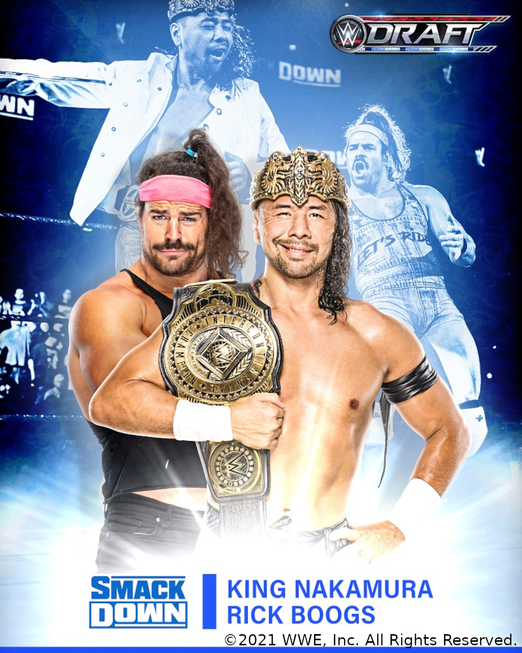 WWEドラフトでIC王者中邑真輔がスマックダウン残留！“東京五輪