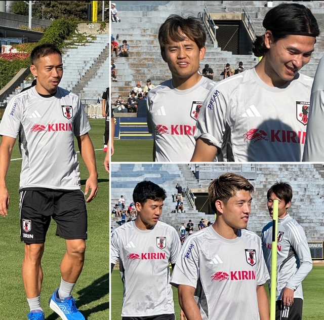 サッカー日本代表が来た！ 補習校の子ども達と交流会 | BaySpo