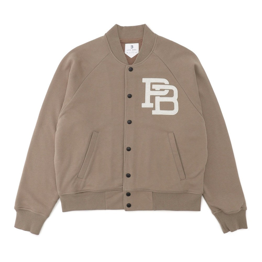 B】/スウェットスタジャン/ベージュ（ydb4570199635711）|商品詳細