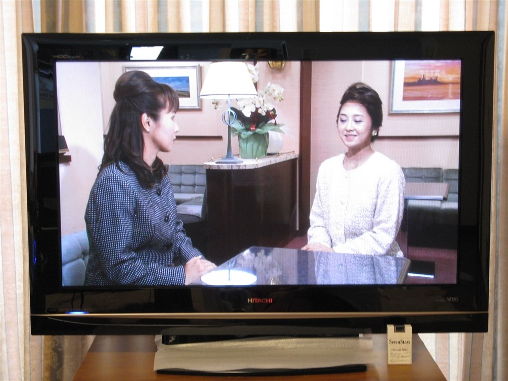 本日プラズマ届きました、黒帯について』 日立 Wooo P42-HR02 [42