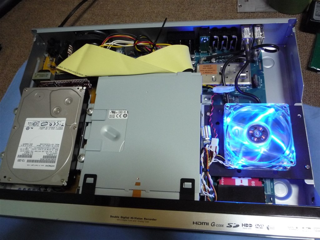 □日立WOOO DV-DH250D HDDにアクセス出来ません（1）』 日立 Wooo DV