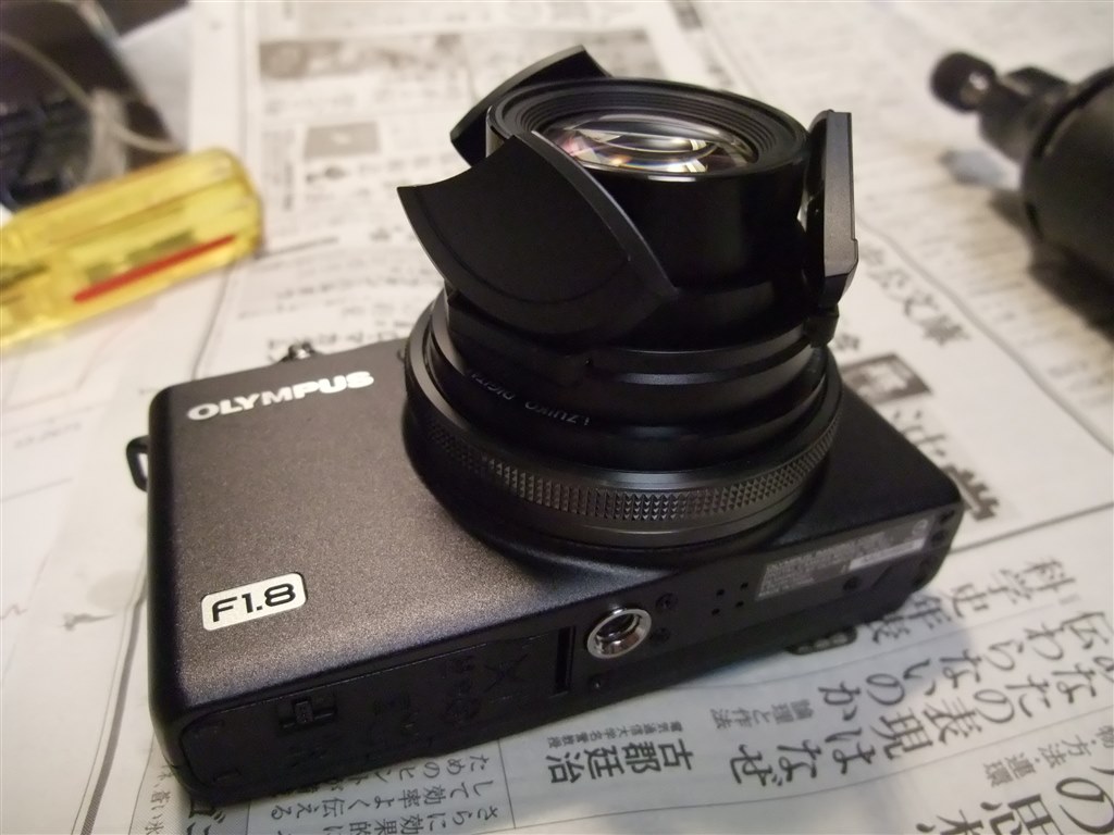 RICOH 自動開閉式レンズキャップLC-2装着！』 オリンパス OLYMPUS XZ-1