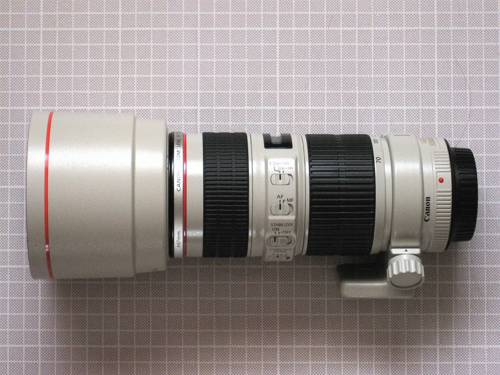 白いフード登場』 CANON EF70-200mm F4L IS USM のクチコミ掲示板