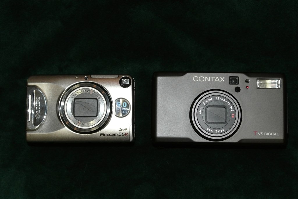 CONTAX Tvs DIGITAL 対 Finecam S5R TVS神話は本当か？』 京セラ
