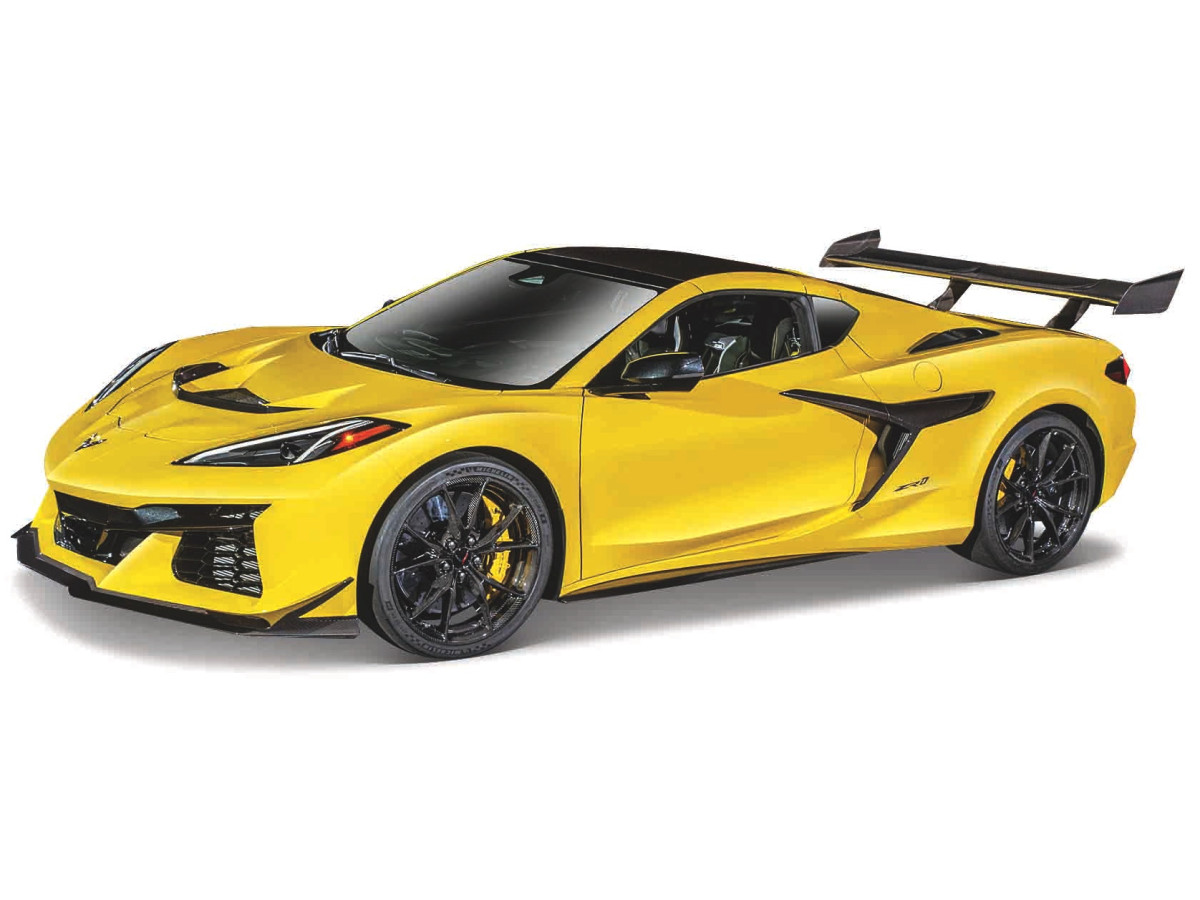 Chevrolet Corvette Zr1 2025 1:43 Geel | Bburago.nl