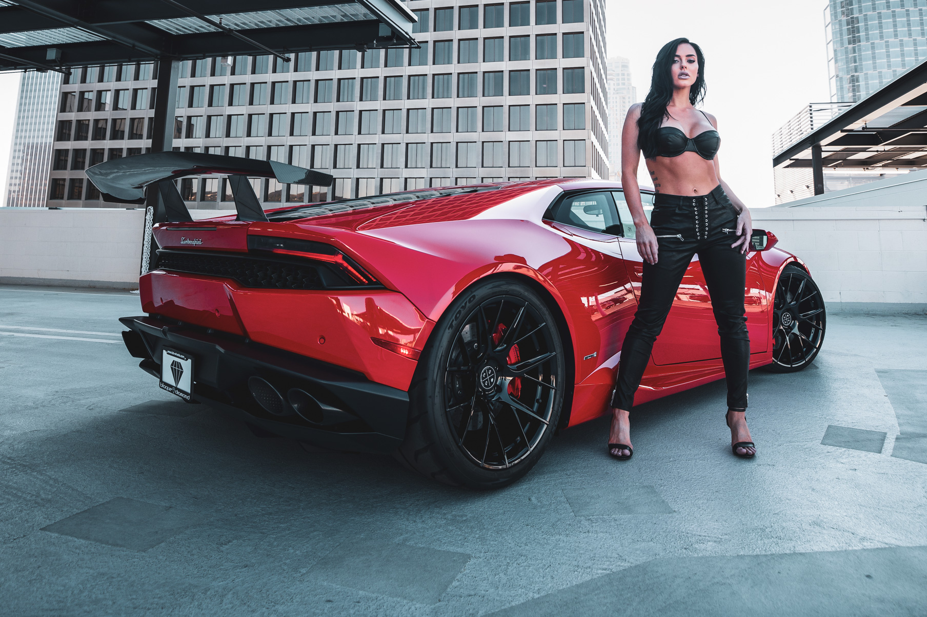 2016 Lamborghini Huracan | BD-F18 Gloss Black Wheels