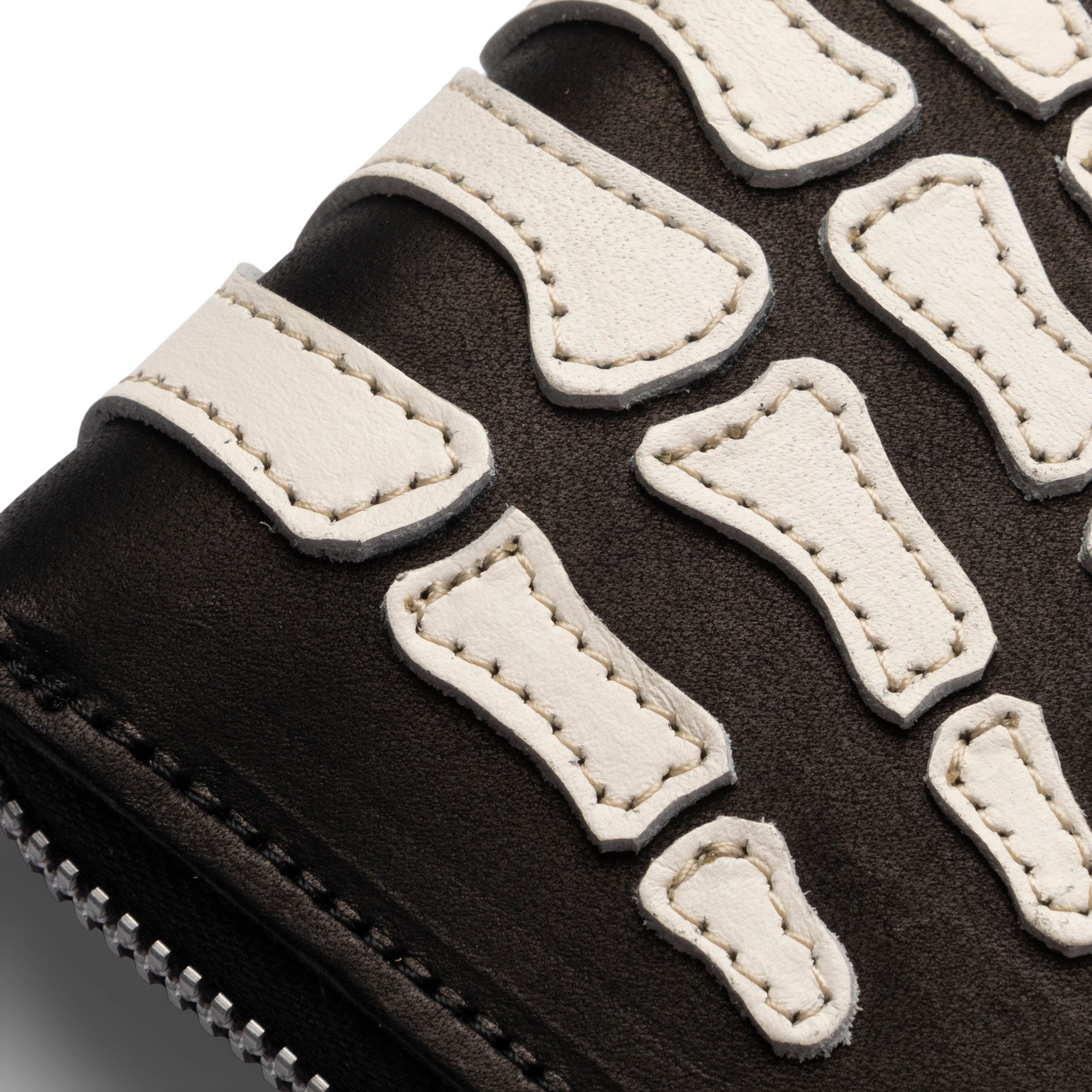 THUMB UP BONE HAND ZIP WALLET BLACK | Bodega