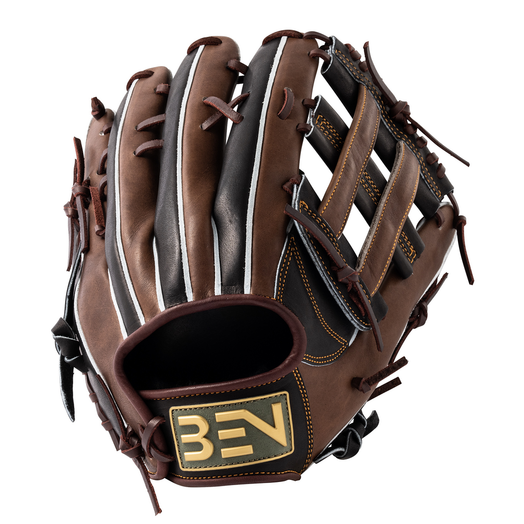 硬式用グラブ 外野手用 ブラック×ブラウン