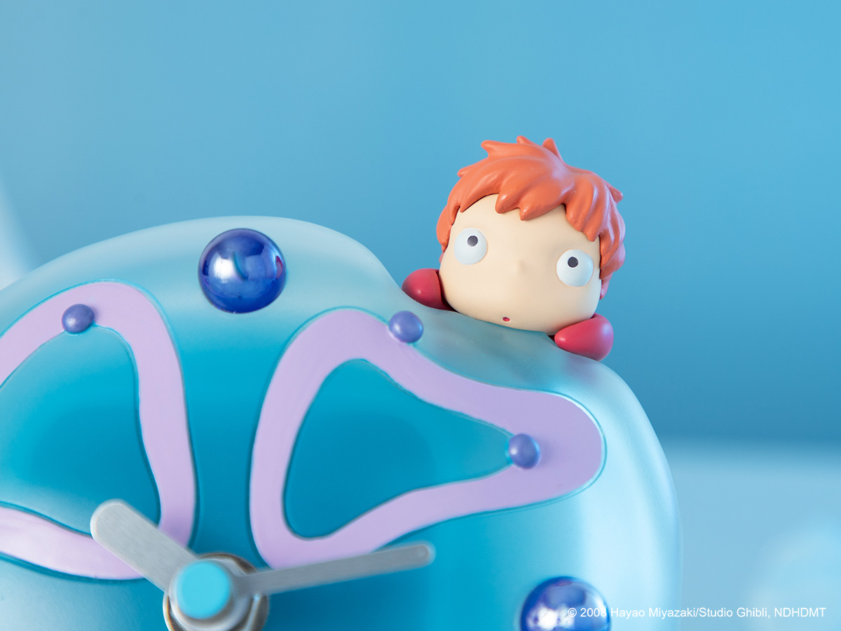 どんぐりばなし】vol.06「ポニョのクラゲ置時計」 - ジブリがいっぱい