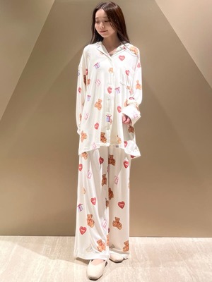 フェイバリット総柄ロングパンツ(ロングパンツ)｜ルームウェア