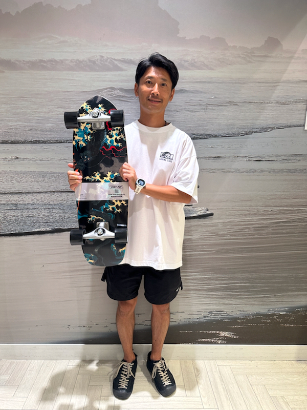 日本限定モデル CARVER カーバー ロング スケートボード LANDスケート