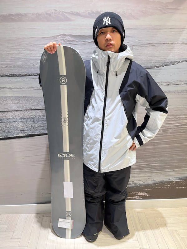 RIDE ライド アジェンダ スノーボード 板 メンズ 24-25 LL A26 セット