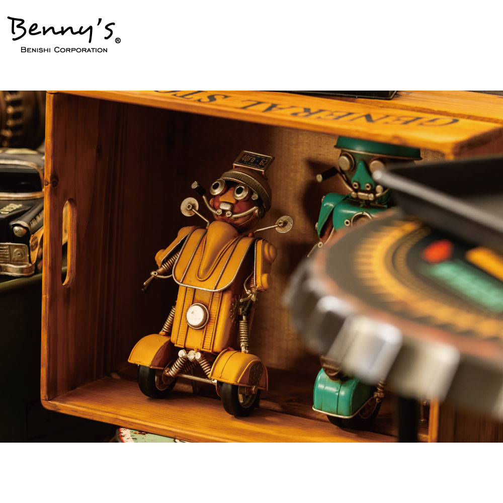 ﾌﾞﾘｷﾛﾎﾞ RC-26｜レトロ・スクーター型｜雑貨・花材 卸仕入れ｜紅石