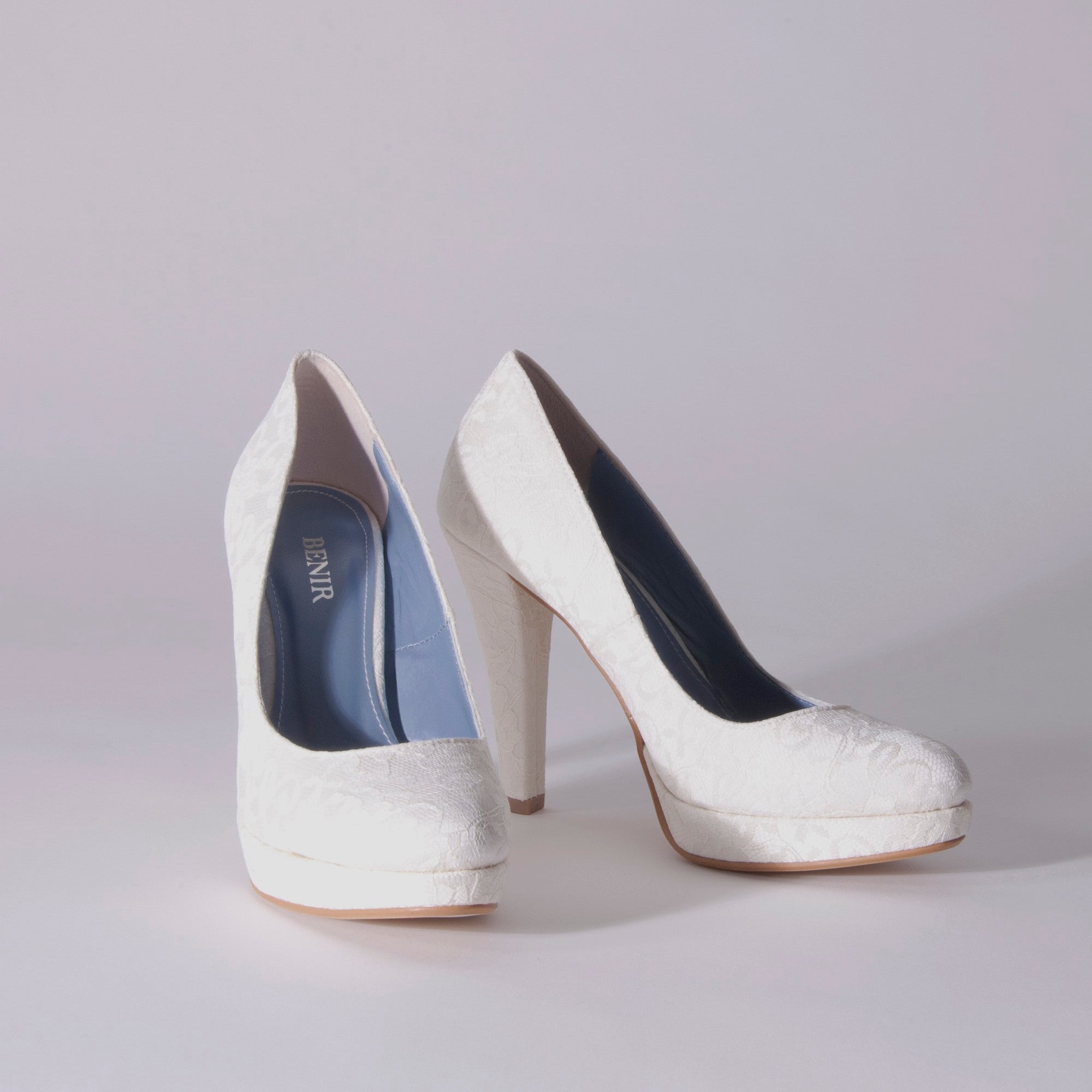 12cm Lace CloseToe / WH – BENIR