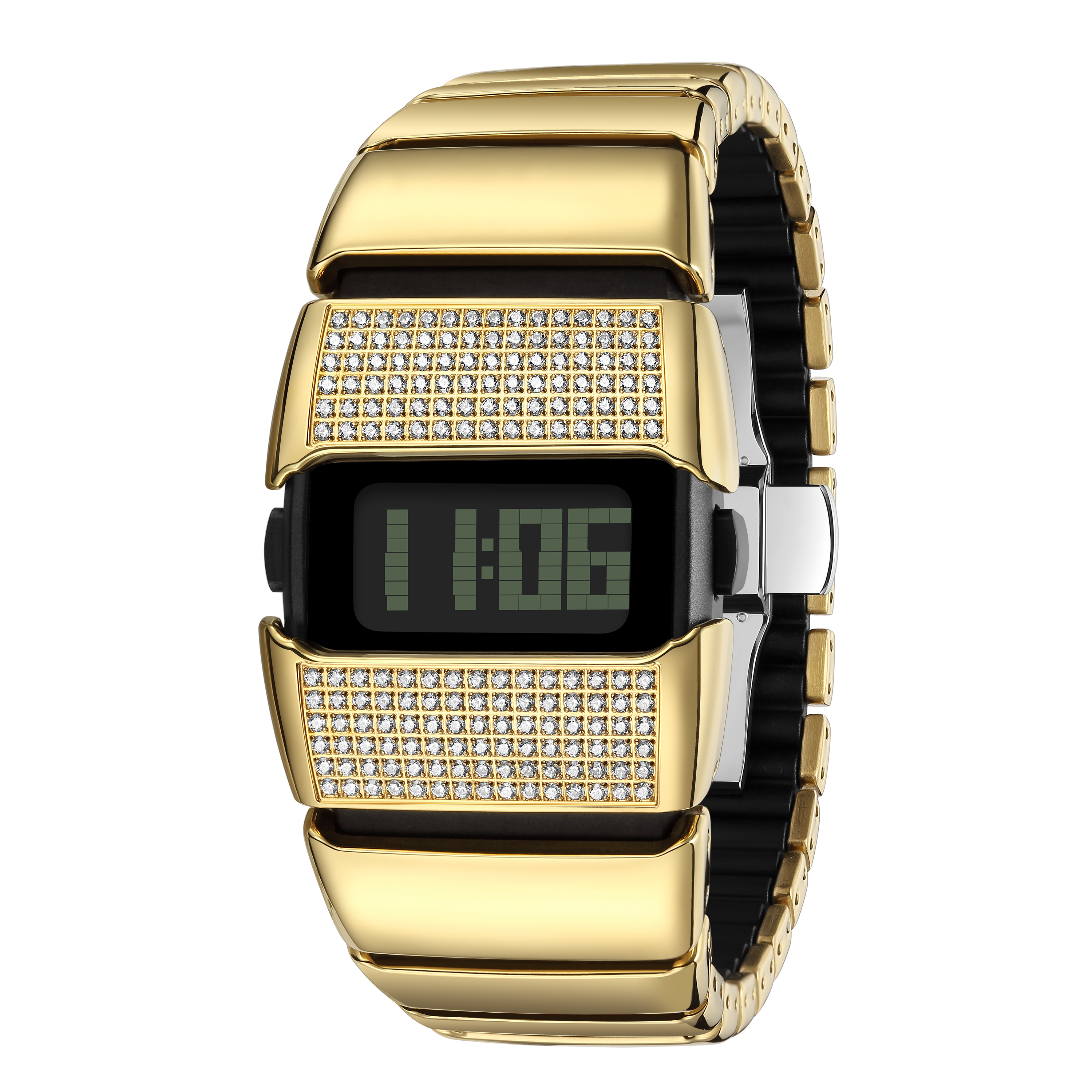 Benlydesign-y2k メタル フューチャリスティック ユニーク デジタル