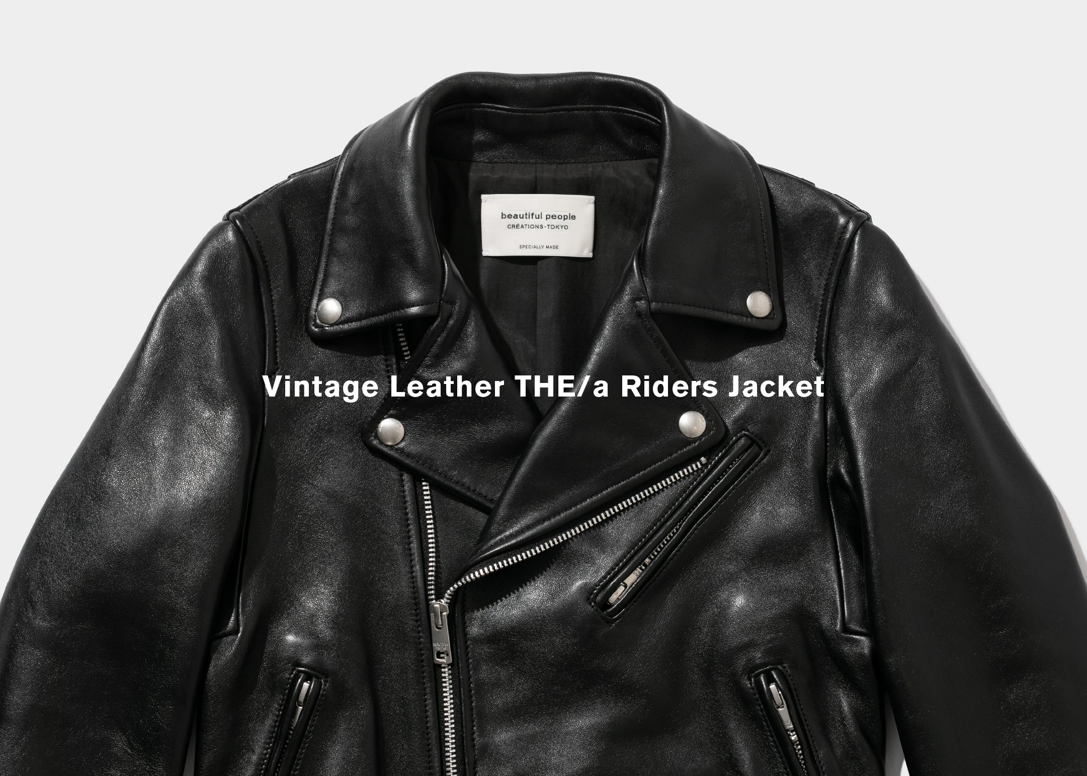 About vintage leather THE / a riders jacket – beautiful people