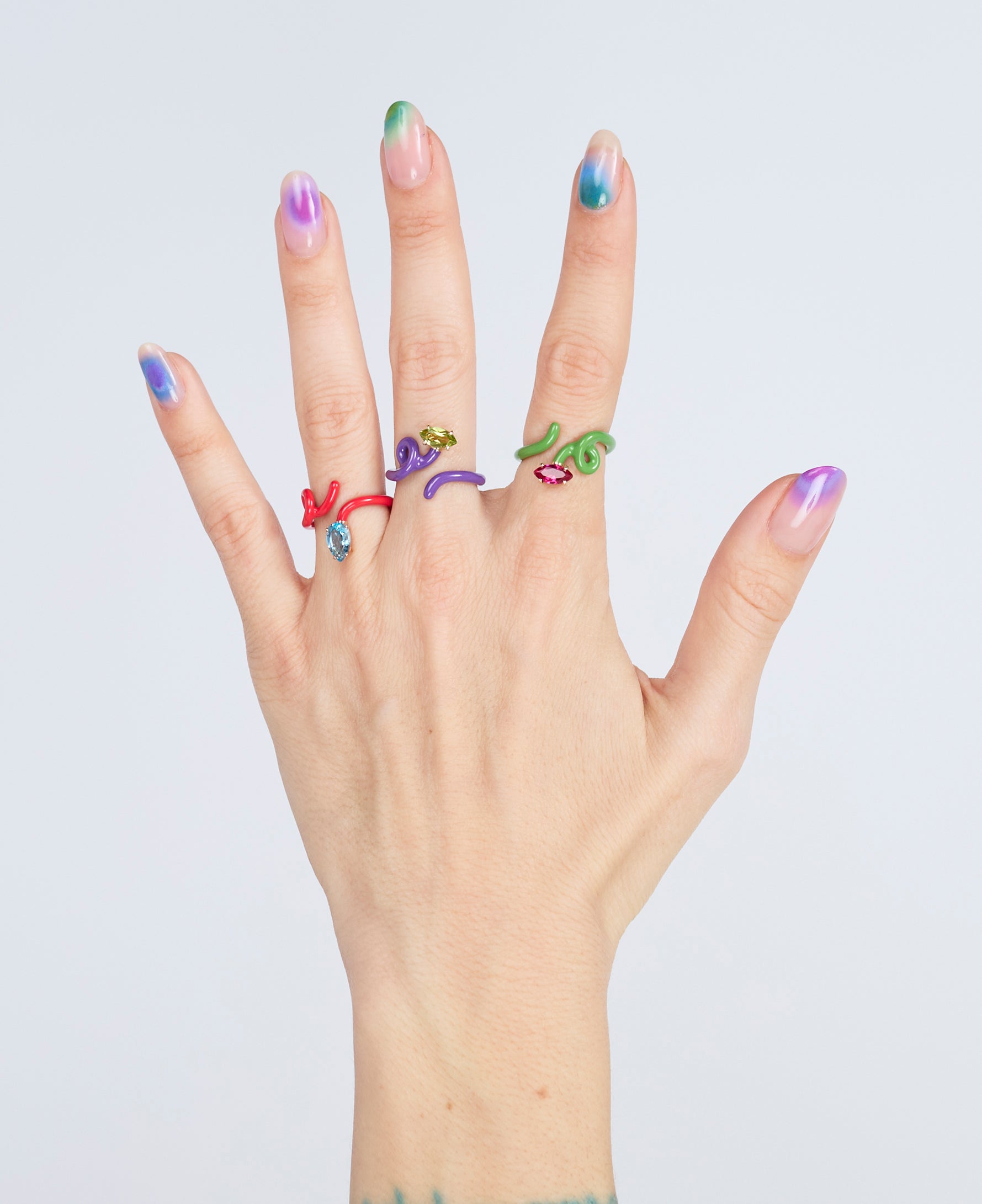 BABY VINE RING ~ IN PURPLE – Bea Bongiasca