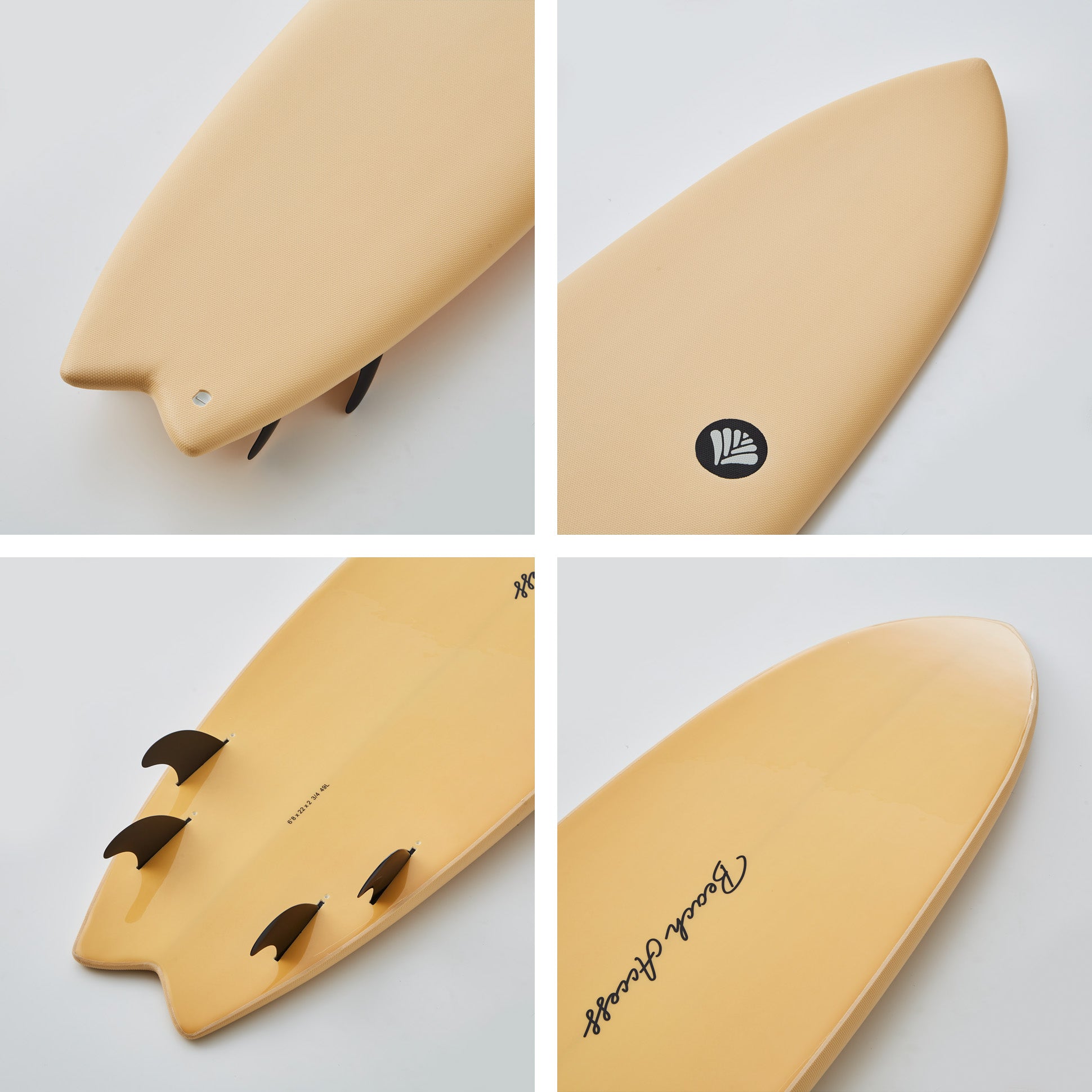 公式】Standard ソフトボード 6'8” クアッドフィッシュ ミッドレングス