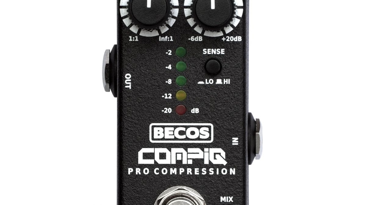 CompIQ MINI ONE Pro Compressor Pedal for Guitar and Bass – BECOS FX