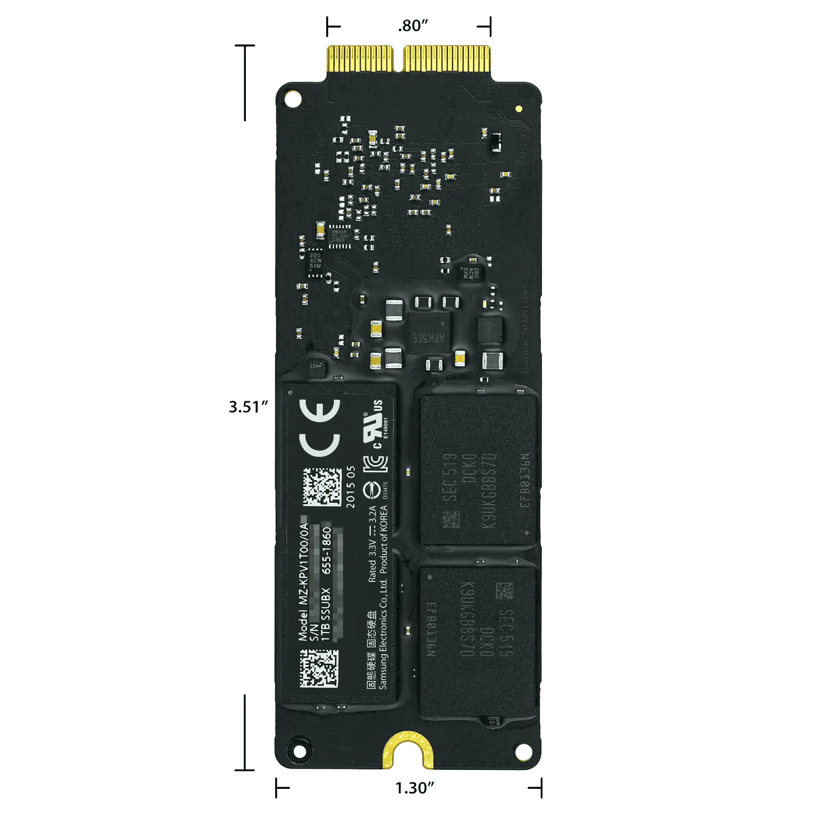 512GB, 1TB SSD Replacement Kit - iMac 21.5″ A1418 (Late 2015)