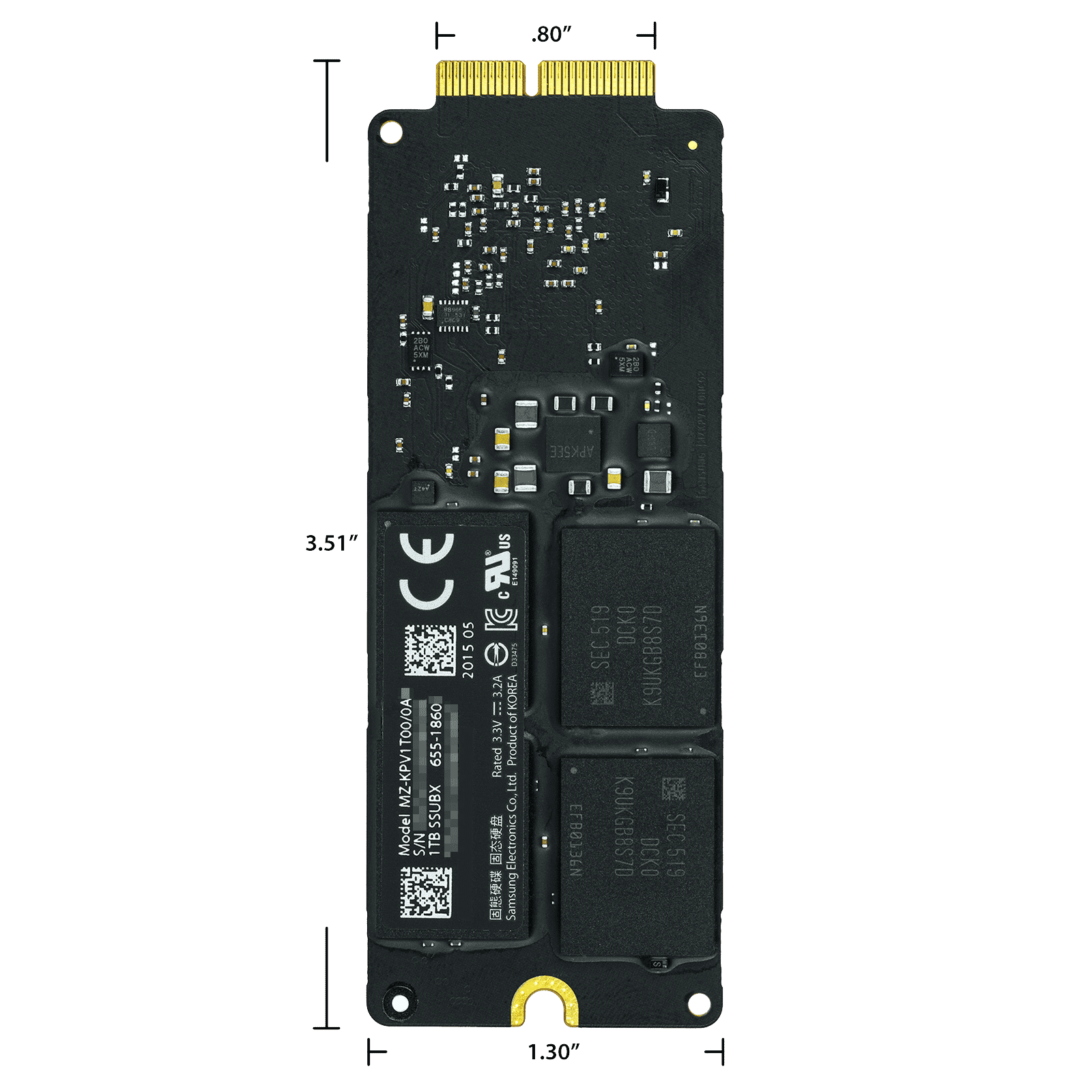 661-02531) 1TB SSD - Apple MacBook Pro Retina 2015