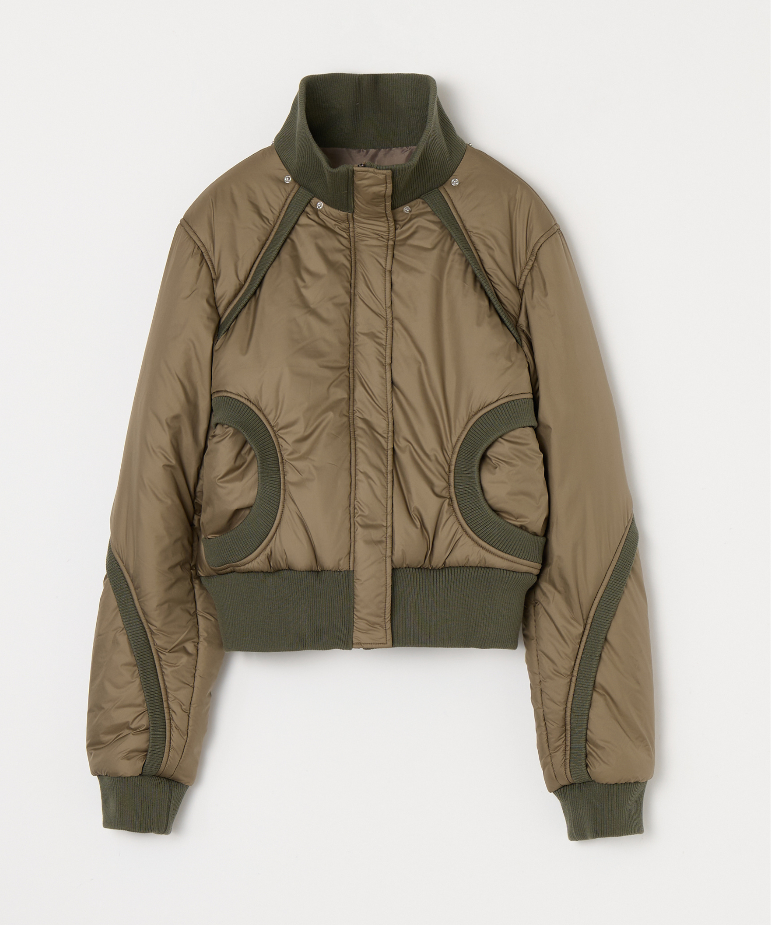 SWITCHING RIB 2WAY PUFFER JACKET – BEEDEN