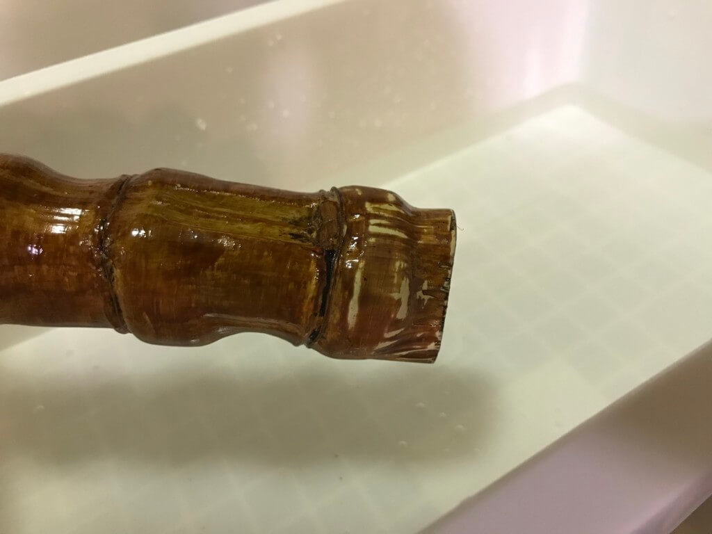 布袋竹とグラスソリッドで伊勢海老竿を作ろう♪【漆塗りの本番編