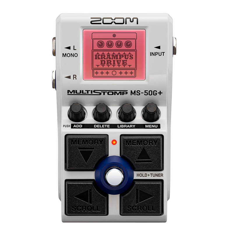 ZOOM / MS-50G+の特徴と使い方等をレビュー。MS-50Gから大きく向上した