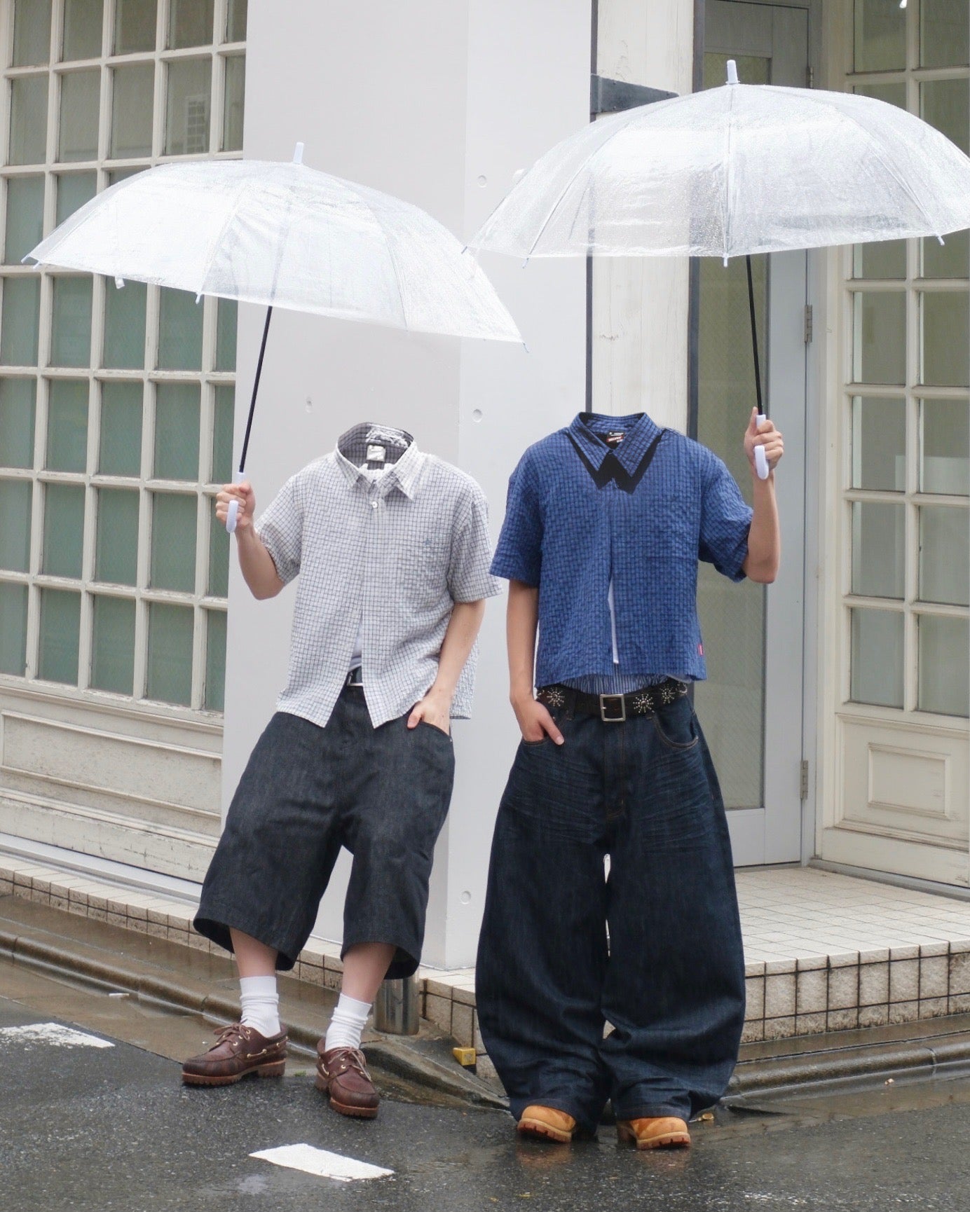 Cropped checkered shirt – BELVET