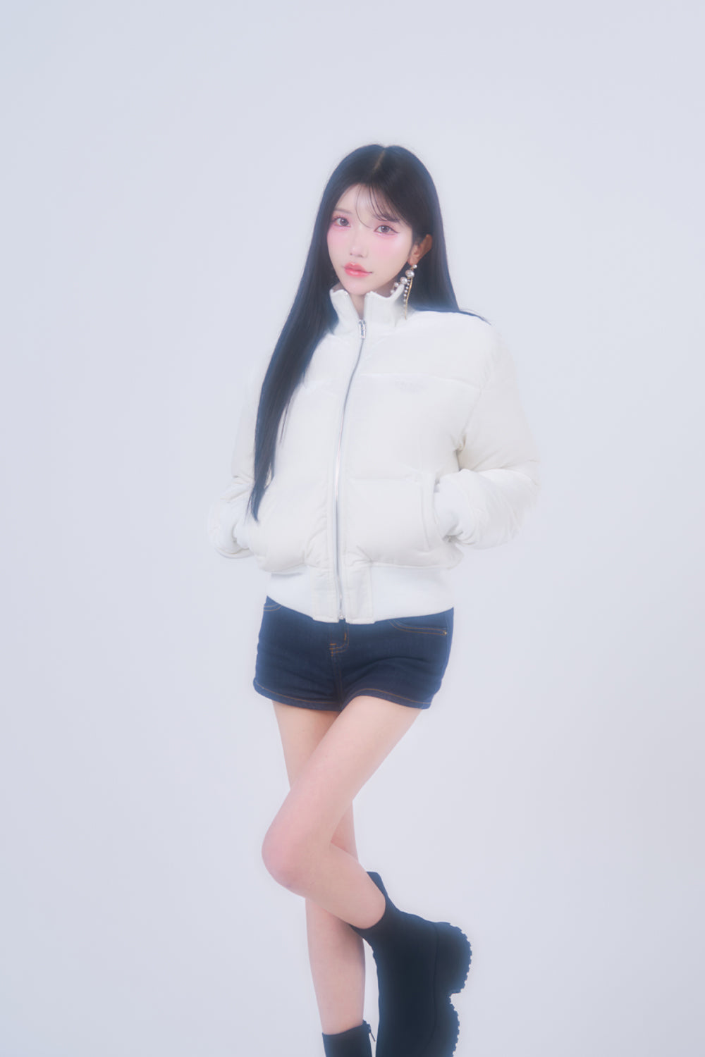 ベルベットダウンジャケット