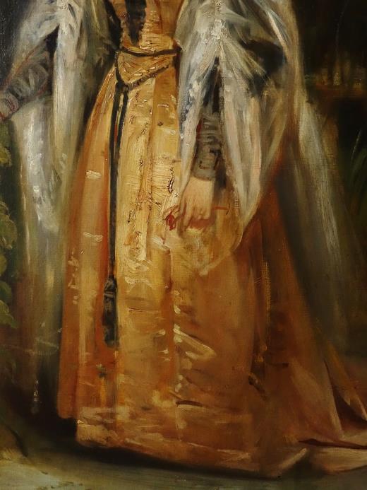 フランスアンティーク亭ベルエポック 貴婦人の肖像 絵画の通販