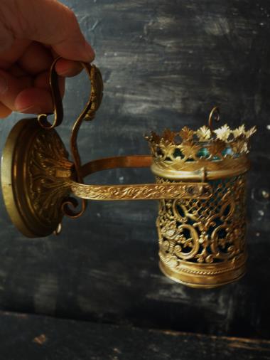 西洋骨董屋ベルエポック フランスアンティーク 19世紀 ミサ用燭台