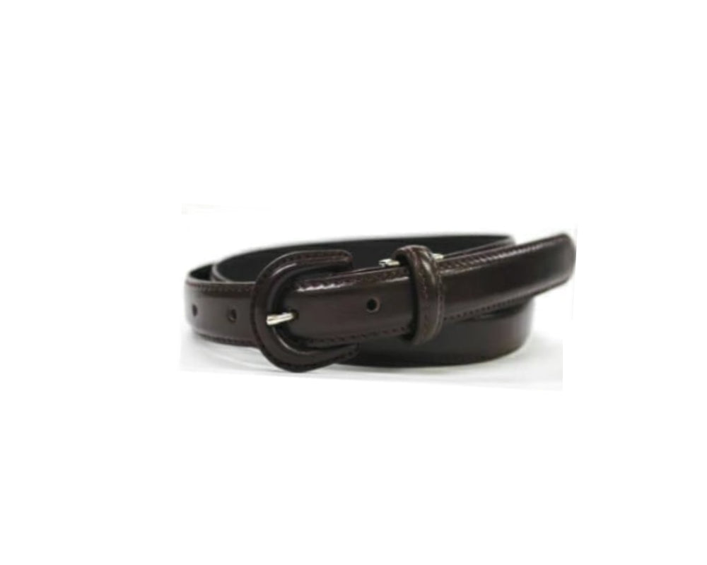 セルフカット クルミバックルベルト細ベルト belllabell 牛革 20mm幅