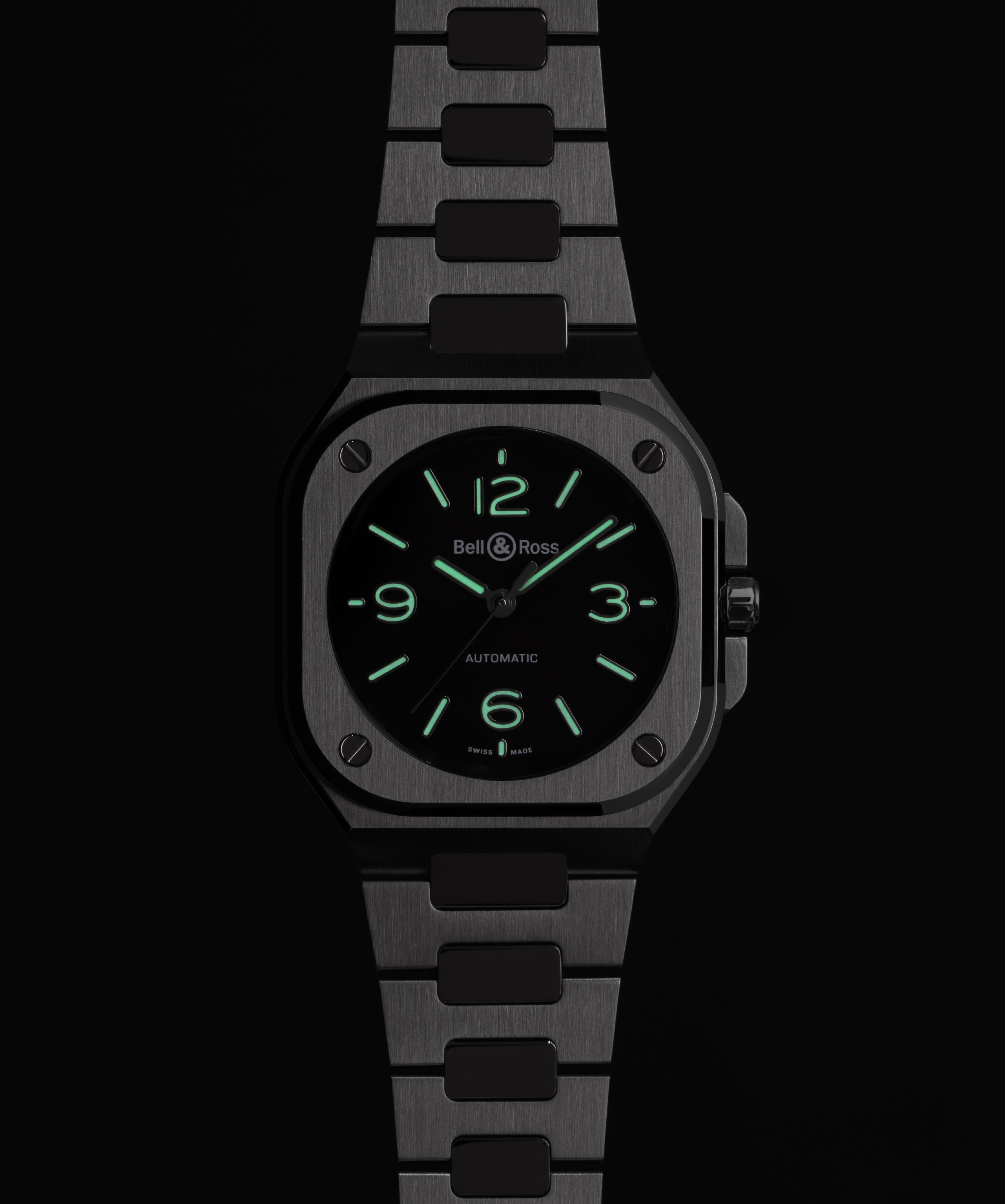 BR-05 36 mm Black Steel – Bell & Ross