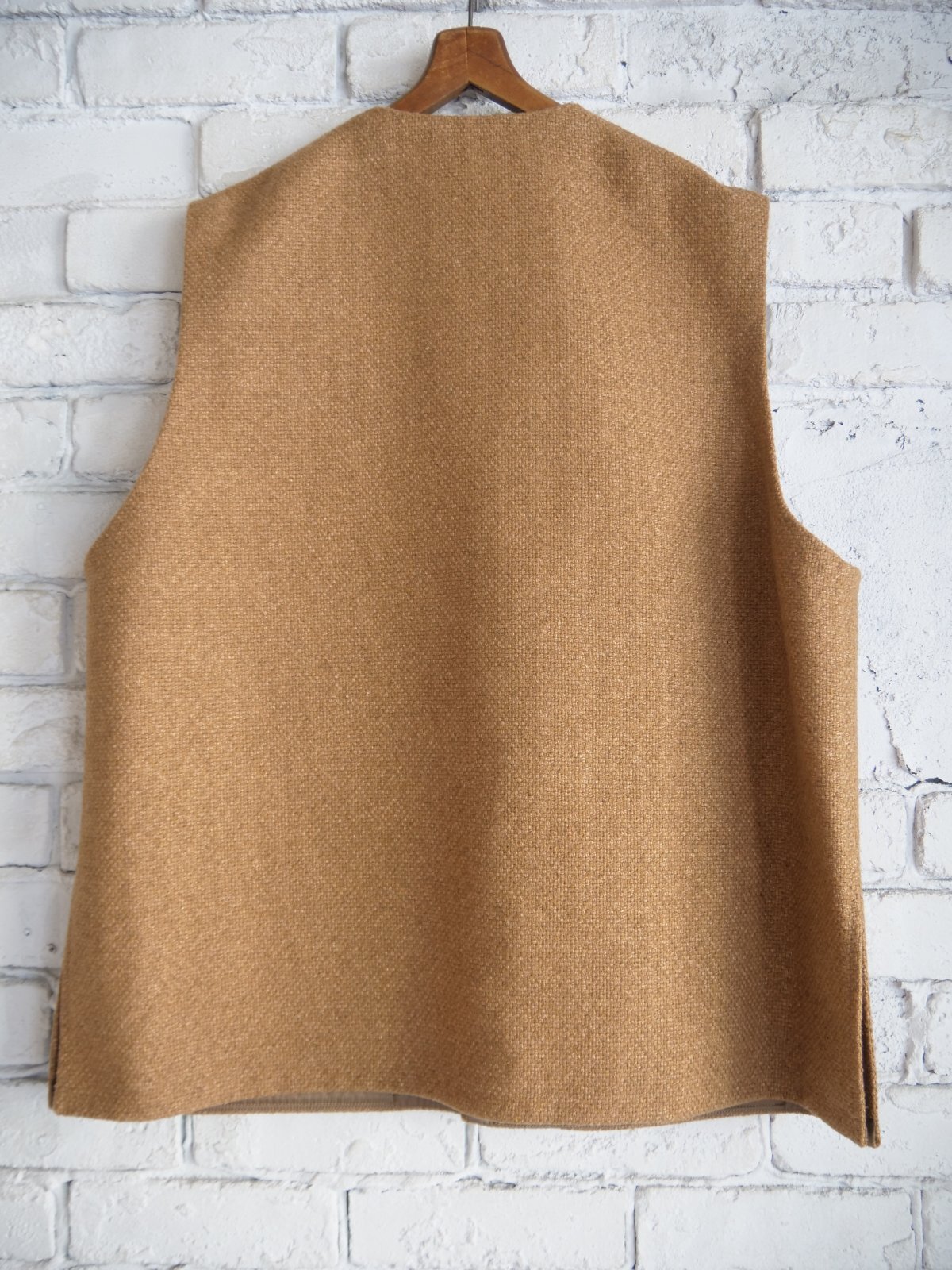 HERILL Cashmere linenmat Chimayo vest ヘリル カシミヤリネンマット