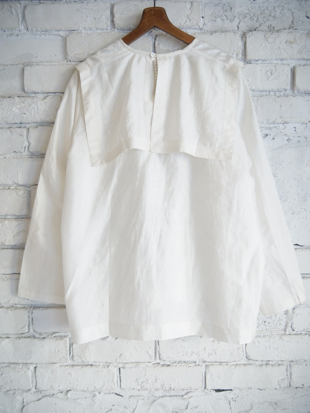 BUNON ブノン バックボタンセーラーブラウス(BN4034)