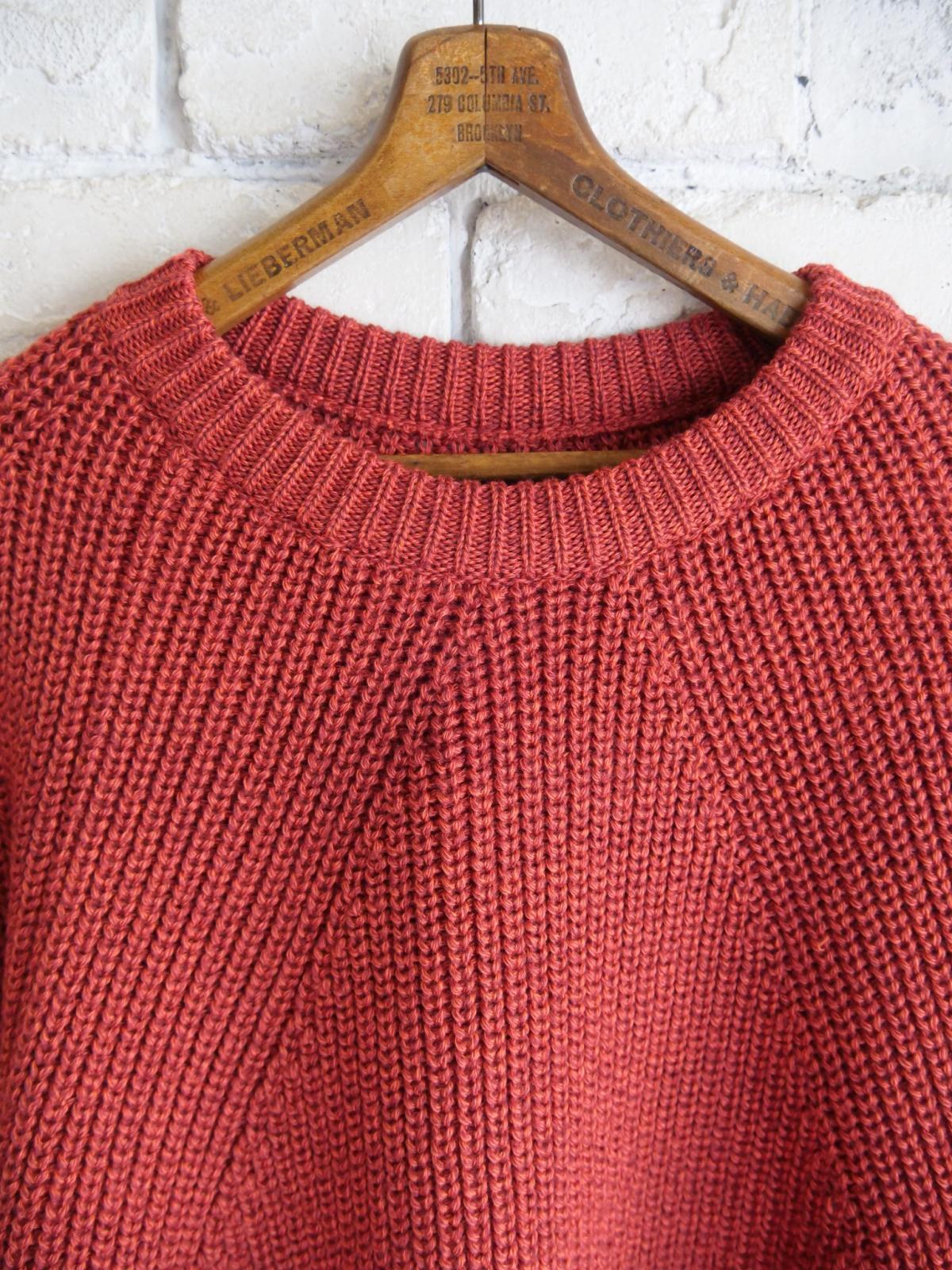 BATONER【MEN'S】SIGNATURE CREW NECK KNIT バトナー シグネチャー