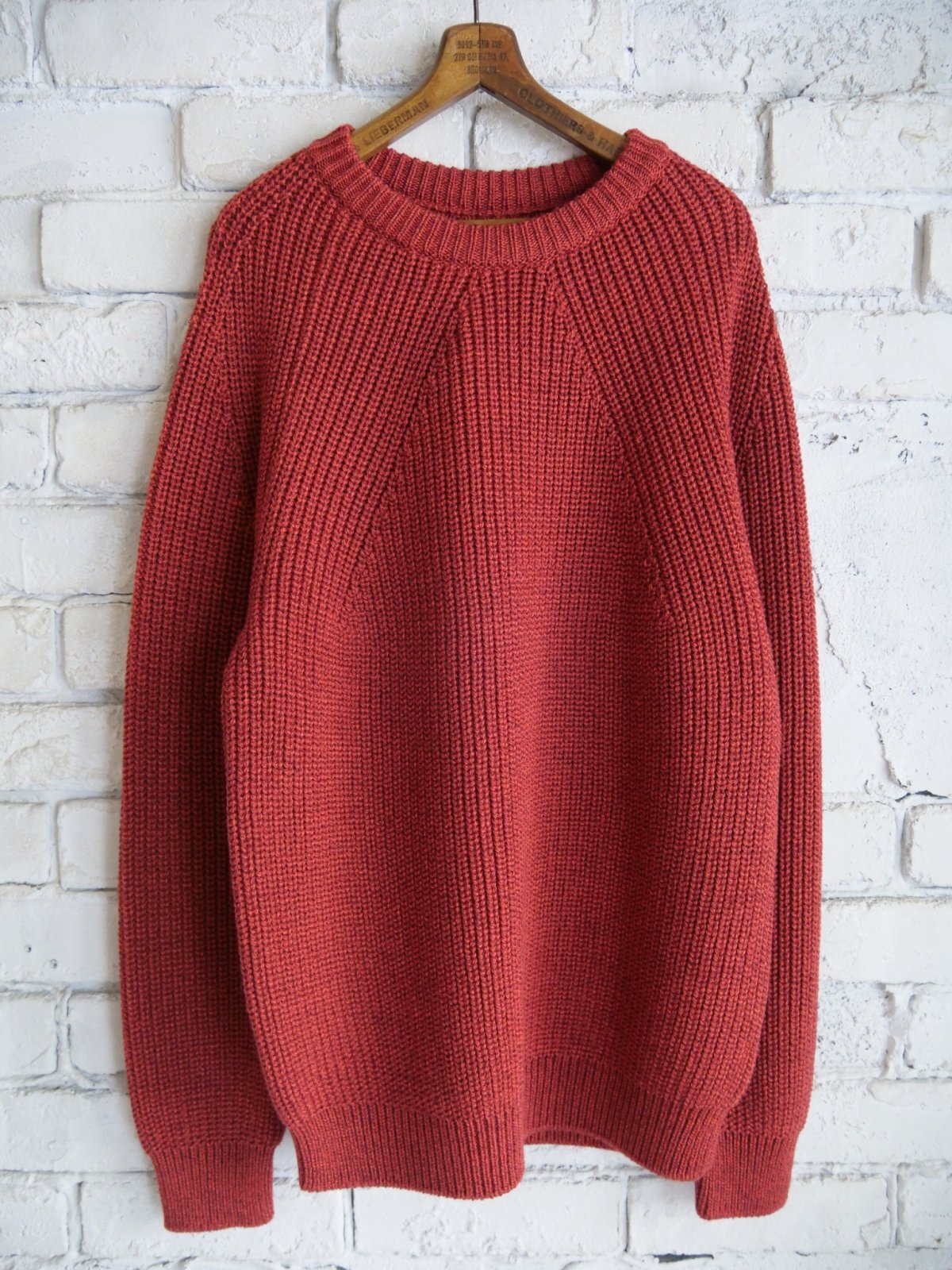 BATONER【MEN'S】SIGNATURE CREW NECK KNIT バトナー シグネチャー