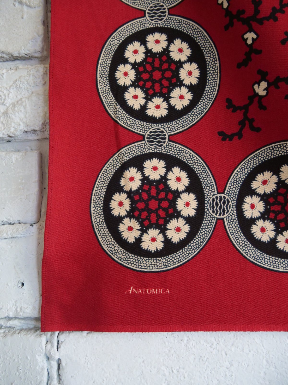 ANATOMICA SIX PETAL FLOWER SCARF/ JACKSON RIDERS SCARF アナトミカ