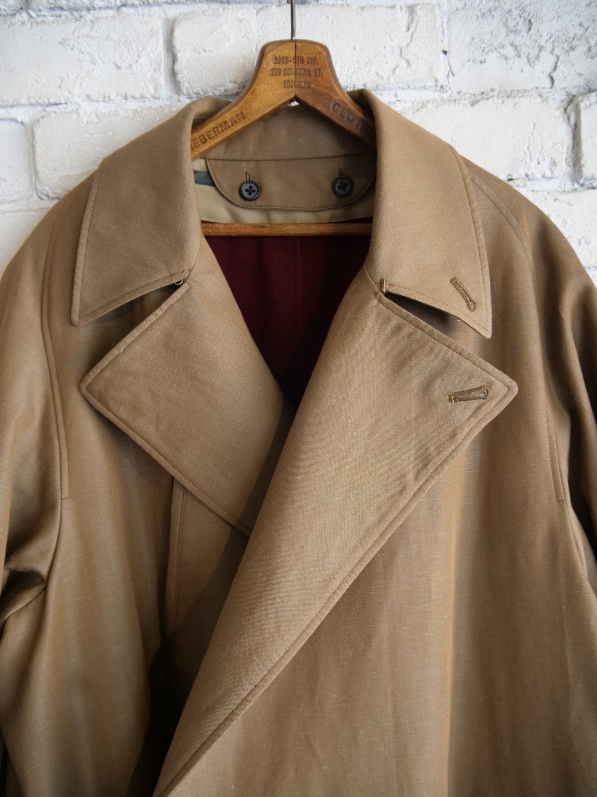 MAATEE&SONS OVERCOAT 2:1GABA マーティーアンドサンズ オーバーコート