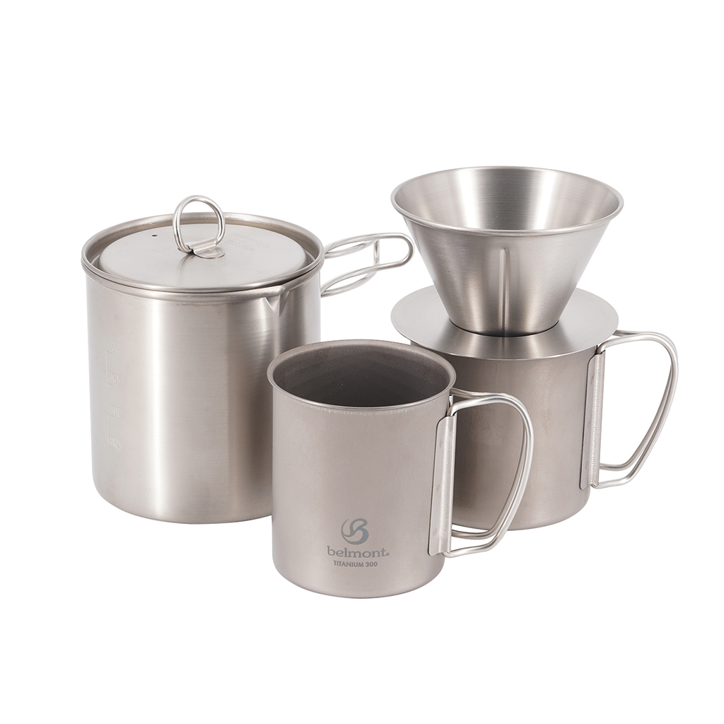 チタンドリッパー＆クッカーセット | 株式会社ベルモント