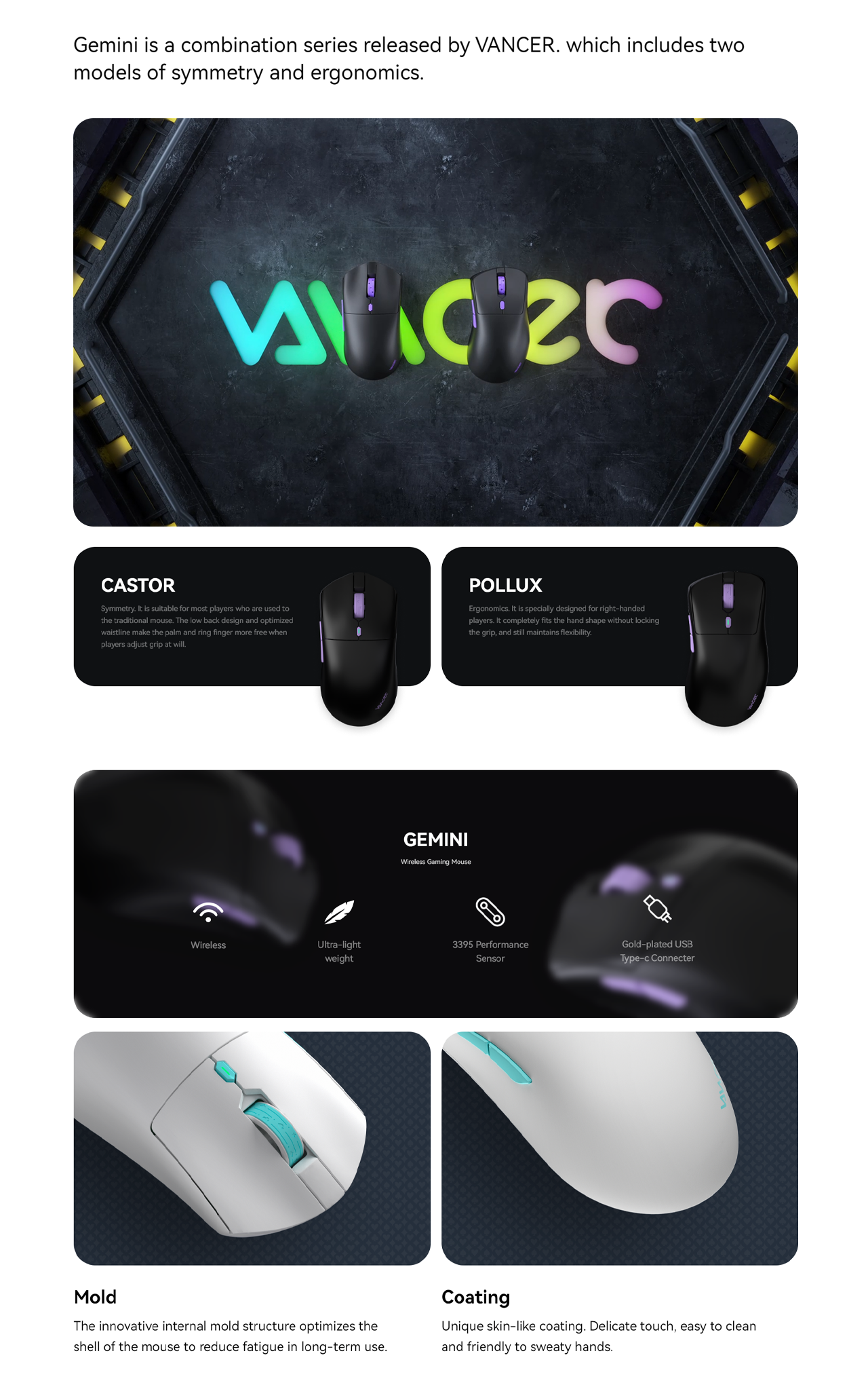 Best One(ベストワン) / Vancer Gemini Pro Castor - COTTON CANDY