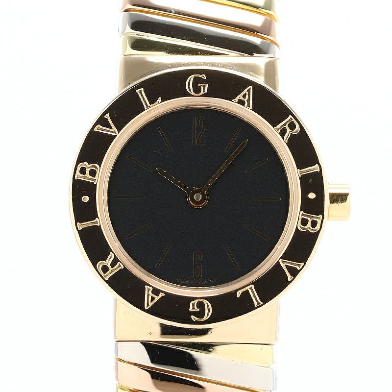 中古】BVLGARI BVLGARI BVLGARI TUBOGAS THREE COLOR GOLD ブルガリ