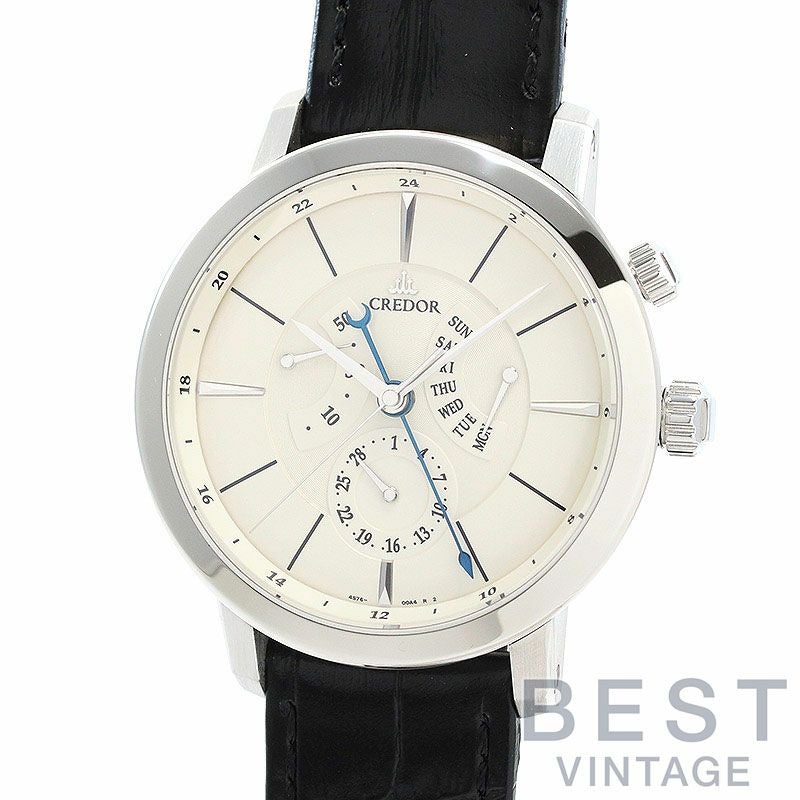 中古】SEIKO CREDOR NODE DAY-DATE POWER RESERVE セイコー クレドール